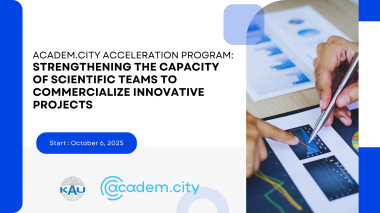 Academ.City Acceleration Program: strengthening the capacity of scientific teams to commercialize innovative projects